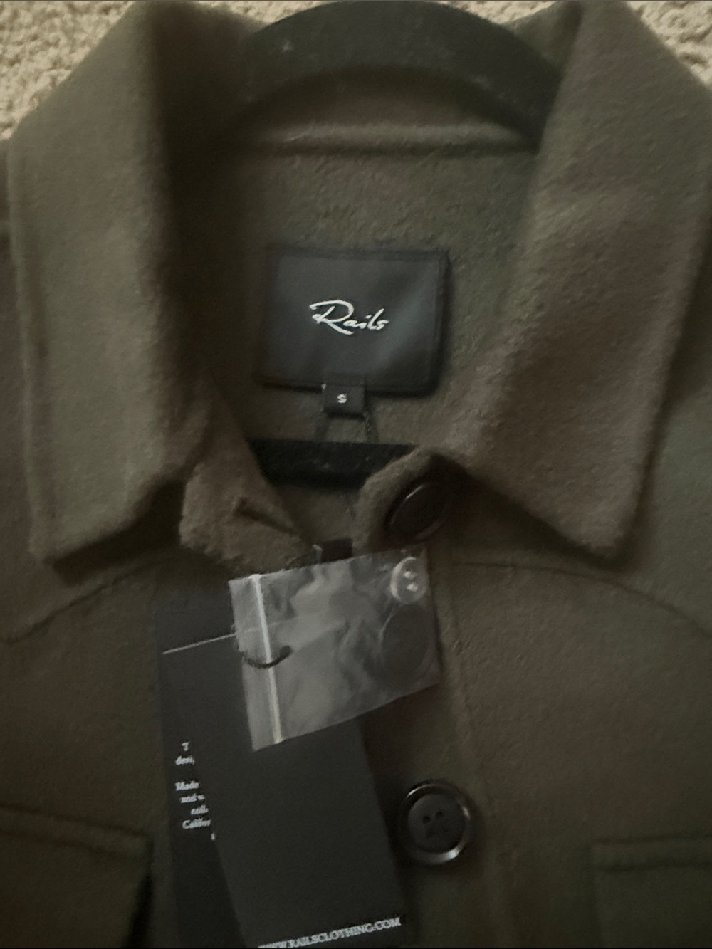 NWT Rails Easton Jacket Small - Picture 3 of 3